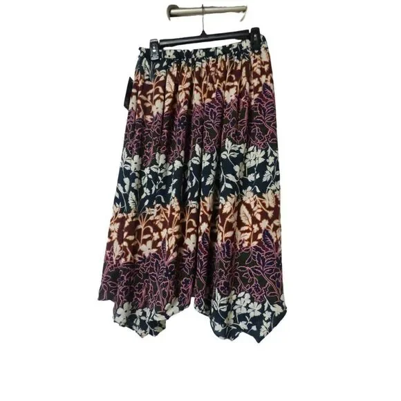 $89.00 RACHEL Rachel Roy Handkerchief-Hem Skirt, Multi colored, S - Picture 4 of 8